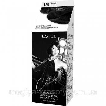 Фарба для волосся Estel Celebrity 1/0 Чорний (4606453018263)