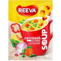 Крем-суп Reeva Овочевий з крутонами 15.5 г (4820179257779)