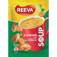 Суп Reeva Куриный с лапшой 17 г (4820179257533)