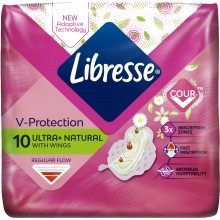Гігієнічні прокладки Libresse Ultra Normal Aloe Vera & Camomile 10 шт (7322540344059)