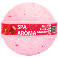 Дитяча сольова бомбочка для ванни Bioton Spa&Aroma Вишня 200 г (4820026156125)
