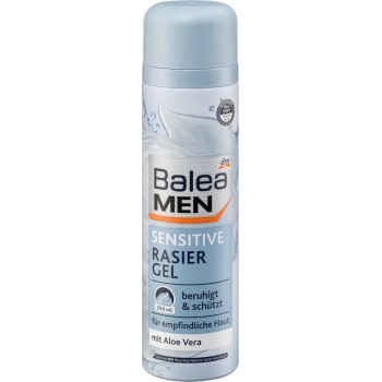 Гель для гоління Balea Men Sensitive 200 мл (4058172925733)