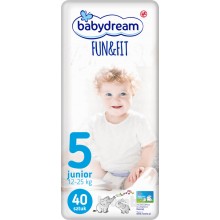 Подгузники детские Babydream Fun&Fit (5) junior 12-25кг 40 шт (5900516602758)