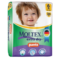 Подгузники-трусики Moltex 6 (16+ кг) 34 шт (5411416059172)
