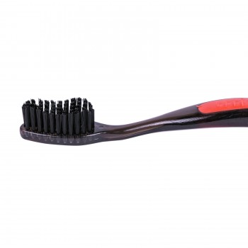 Зубна щітка Coolbright Сила чорного вугілля Для сильних духом medium Black (6932759368268)