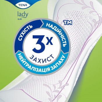 Урологічні прокладки Tena Lady Slim Normal 24 шт (7322540852141)