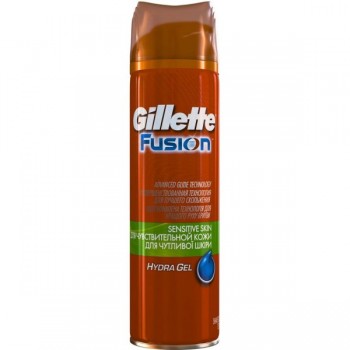 Гель для голiння Gillette Fusion Hydra Gel Sensitive 200 мл (7702018464753)