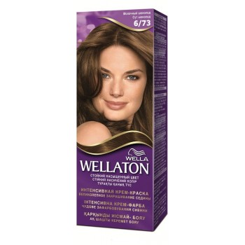 Фарба для волосся Wellaton 6-73 Молочний шоколад (4056800621293)