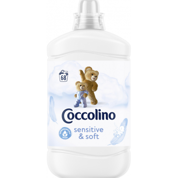 Кондиціонер для білизни Coccolino Sensitive & Soft 1700 мл (8720181410673)