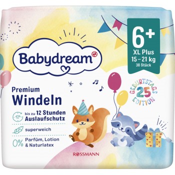 Підгузки Babydream Premium 6+ (15-21кг) 30 шт (4305615918297)