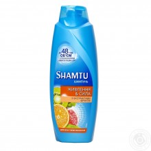 Шампунь Shamtu Питание и Сила c экстрактами фруктов для всех типов волос 600 мл (4015100195859)