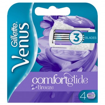 Змінні касети для гоління Venus Breeze 3 леза 4 шт (ціна за 1шт) (7702018886401)