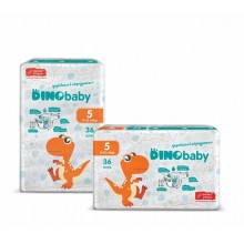 Подгузники детские Dino Baby (5) от 11-25 кг 36 шт (4823098410614)