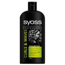 Шампунь Syoss Curls & Waves Легкая завивка для волнистых и кудрявый волос 500 мл (9000101218282)