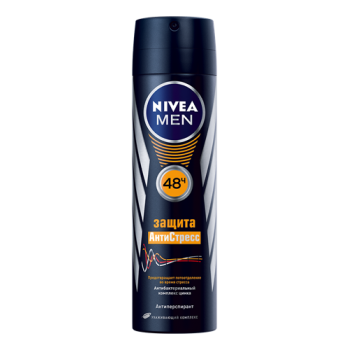 Дезодорант-спрей для чоловіків Nivea Захист антистрес 150 мл (4005808716906)