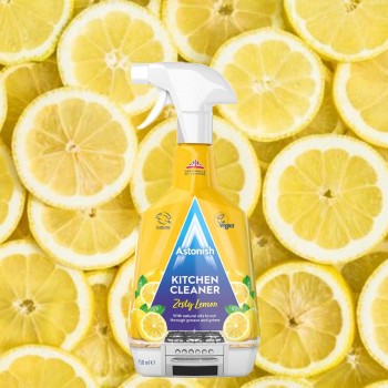 Універсальний очищувач для кухні Astonish Zesty Lemon спрей 750 мл (0048256296181)