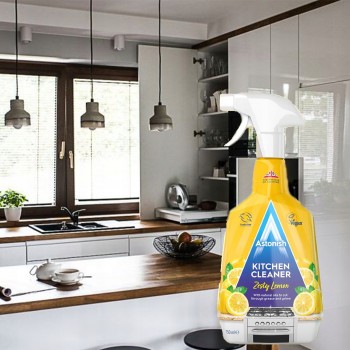 Универсальный очиститель для кухни Astonish Zesty Lemon спрей 750 мл (0048256296181)