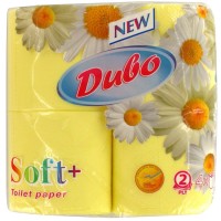 Туалетная бумага Диво желтая 4 рулона (4820003831922)