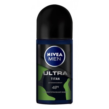 Дезодорант роликовый NIVEA ULTRA Titan 50 мл антибактериальный эффект (4005900747204)