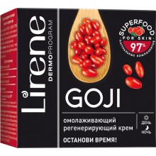 Крем для лица Lirene Superfood Регенерирующий Омолаживающий с ягодами Годжи 50 мл (5900717742918)