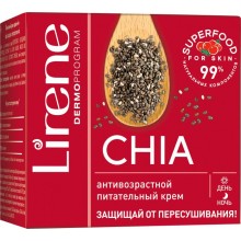 Крем для лица Lirene Superfood Питательный против морщин с семенами Чиа 50 мл (5900717742819)
