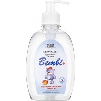Жидкое детское мыло Армони Bembi Антибактериальное с дозатором 330 мл (4820220680181)