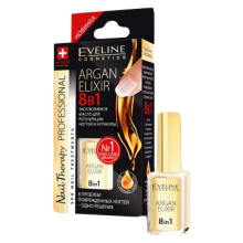 Eveline Nail Therapy Profession  8в1 Argan Elixir масло для регенерации ногтей и кутикулы 12ml