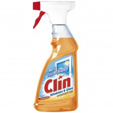 Средство для мытья стекол Clin Фруктовый уксус распылитель 500 мл  (9000100866699)