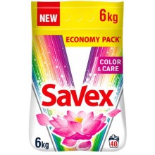 Стиральный порошок Savex Color & Care 6 кг (3800024025334)