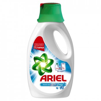 Жидкий стиральный порошок Ariel Touch of Lenor Fresh, 1,3л=3кг  (4015400892700)