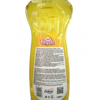 Засіб для миття посуду Super Blysk Lemon 1 л (4820256551127)