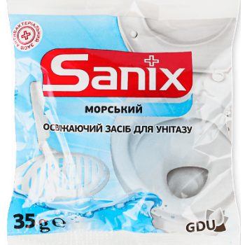 Блок для унітазу Sanix 35г Морський  (4820167005306)