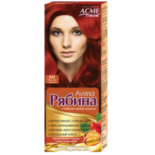Фарба для волосся ACME-COLOR Рябина Avena 322 червона горобина 135 мл (4820197009114)