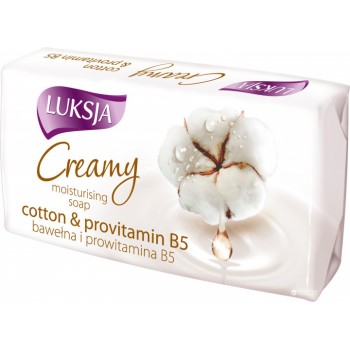 Мыло Luksja   Cotton milk & provitamin B5 90 г (5900998006280)
