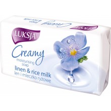 Мыло Luksja Linen & rice milk 90 г (5900998006327)