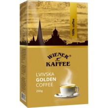 Кофе молотый Венский Lvivska Golden Сoffee 250 г (4820000373579)