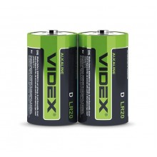 Батарейка щелочная Videx LR20 D бочка 1 шт (4820118290980)