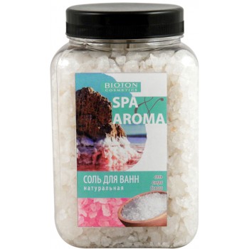 Сіль морська для ванн Bioton Cosmetics Spa&Aroma натуральна сіль озера Сиваш 750 г (4823097600580)