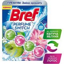 Чистящее средство для унитазов Bref Perfume Switch Смена аромата Яблоко-Лотос , 50г(9000101329353)