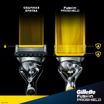 Бритва Gillette Fusion ProShield з одним змінним картриджем (7702018412815)