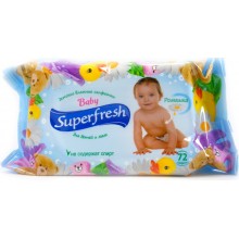 Вологі серветки для дітей Superfresh 72 шт (4820048488044)