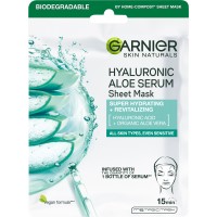 Гиалуроновая тканевая Алоэ-маска Garnier Skin Naturals для кожи лица 28 г (3600542385626)