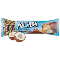 Батончик Alibi с Карамелью и Кокосом в молочном шоколаде 36 г (5900352013749)