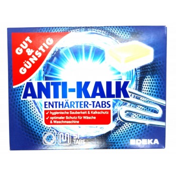 Таблетки від накипу Gut & Gunstig  Anti-Kalk 51 шт (4311501763179)
