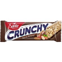 Злаковий батончик мюслі Sante Crunchy Nut & Almond 40 г (5900617015716)