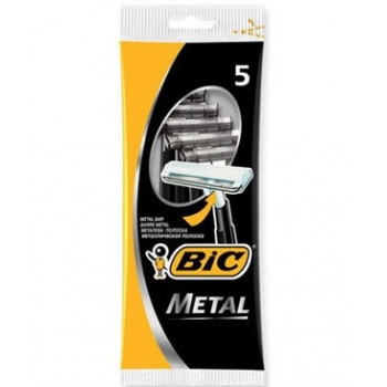 Станки бритвені BIC Metal 5 шт (3086125705416)