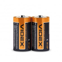 Батарейка солевая Videx R14P C средняя бочка 1 шт (4820118290416)
