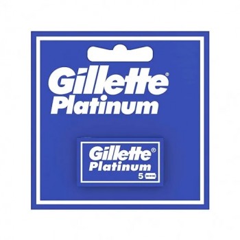 Лезвия двусторонние Gillette Platinum 5 шт (3014260252144)