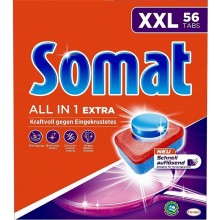 Таблетки для посудомийних машин Somat All in One Extra 56 шт (ціна за 1шт) (4015000967372)