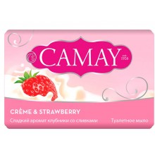 Мыло Camay Creme&Strawberry Клубника со Сливками 85 г (6221155034090)